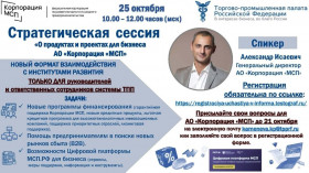 Стратегическая Сессия "О продуктах и проектах для бизнеса АО "Корпорация "МСП"